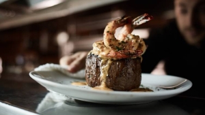 Steakhouse wine paired dinner